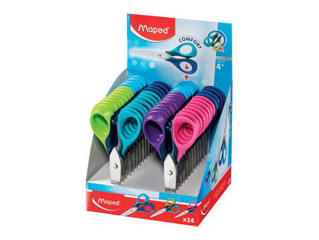 Maped Ciseaux Sensoft, longueur: 130 mm, présentoir de 24