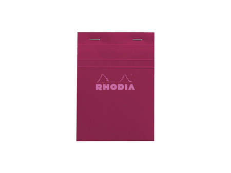 RHODIA Bloc agrafé No. 13, A6, quadrillé 5x5, paon