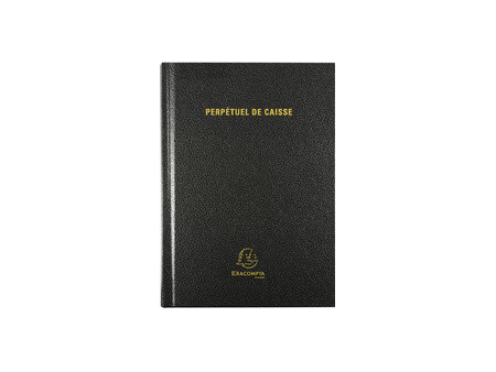 EXACOMPTA Agenda Perpétuel Caisse 210 x 148 mm, noir
