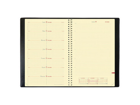 QUO VADIS Agenda 'Note 24 S Prestige', 2027, Impala, noir