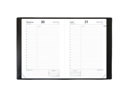 QUO VADIS Agenda ABP 1, 130 x 210 mm, 2027, Impala, noir