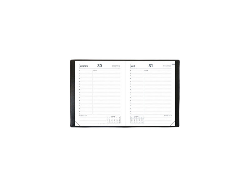 QUO VADIS Agenda ABP 2, 120 x 170 mm, 2027, Impala, noir