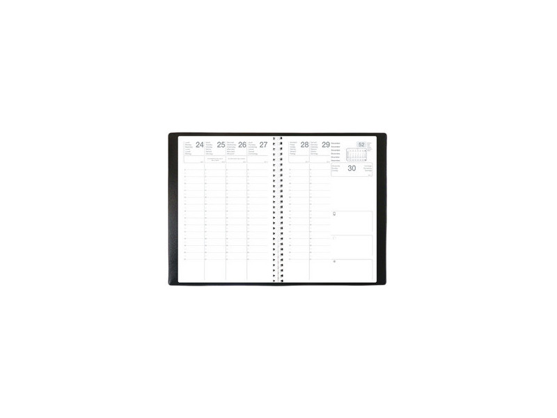 QUO VADIS EXDI Agenda 'OLYMPE S', 160 x 240 mm, 2027, noir