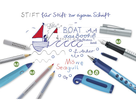 FABER-CASTELL Crayon pour la séparation de syllabes Jumbo