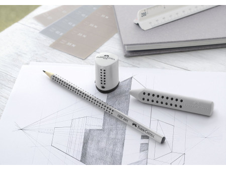 FABER-CASTELL Taille-crayon GRIP 2001 Mini, argent