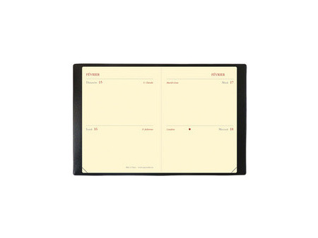 QUO VADIS Agenda de poche MINI 2 DAYS Prestige, 2027, camel