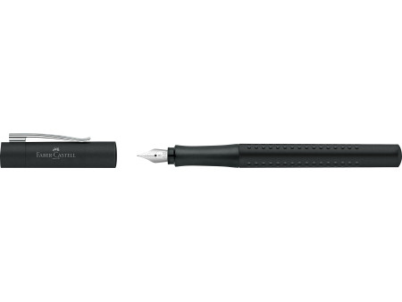 FABER-CASTELL Stylo plume GRIP 2011, B, noir