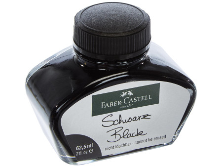 FABER-CASTELL Flacon d'encre, contenu: 62,5 ml, noir