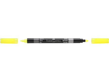 FABER-CASTELL Feutre double pointe, étui de 20