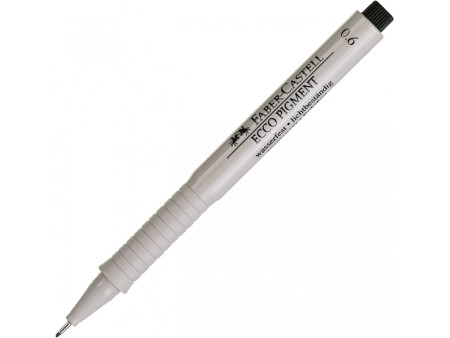 FABER-CASTELL Stylo feutre ECCO PIGMENT 0,6 mm, noir