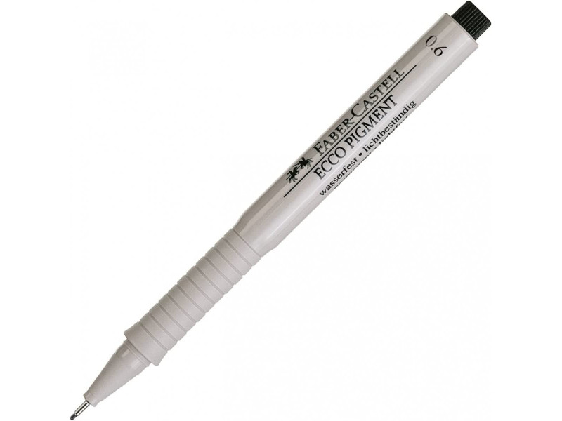 FABER-CASTELL Stylo feutre ECCO PIGMENT 0,6 mm, noir