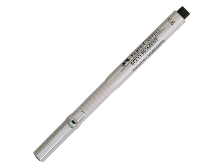 FABER-CASTELL Stylo feutre ECCO PIGMENT 0,8 mm, noir