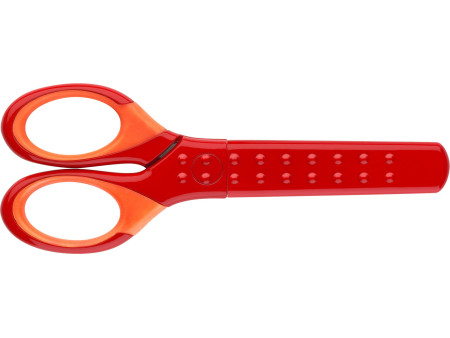 FABER-CASTELL Ciseaux scolaires GRIP, en blister, rouge