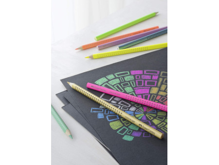 FABER-CASTELL Crayon de couleur triangulaire Colour GRIP
