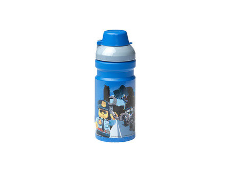 LEGO Gourde FIREWORK GUY, 390 ml, bleu