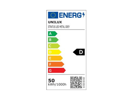 UNiLUX Lampadaire à LED STRATUS, dimmable, argent