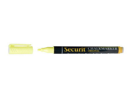 Securit Feutre-craie ORIGINAL SMALL, jaune