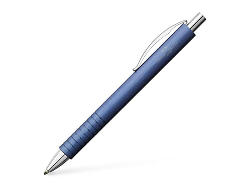 FABER-CASTELL Stylo à bille Essentio Aluminium, bleu