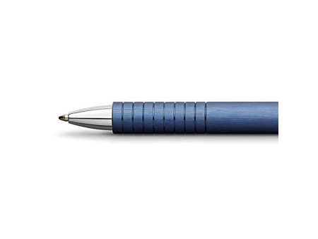 FABER-CASTELL Stylo à bille Essentio Aluminium, bleu