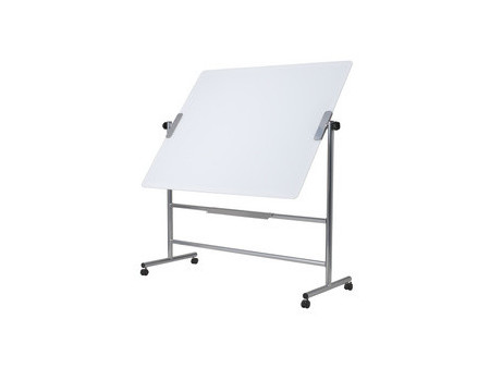 Bi-Office Tableau en verre, magnétique, mobile, pivotant