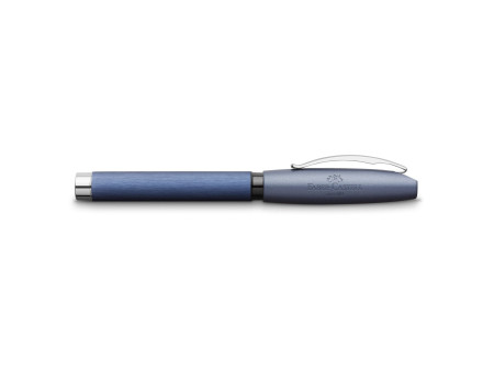 FABER-CASTELL Stylo plume Essentio Aluminium, bleu, EF
