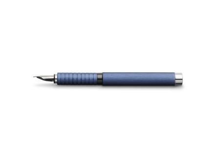 FABER-CASTELL Stylo plume Essentio Aluminium, bleu, EF