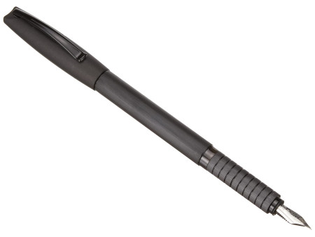 FABER-CASTELL Stylo plume Essentio Aluminium, noir, F