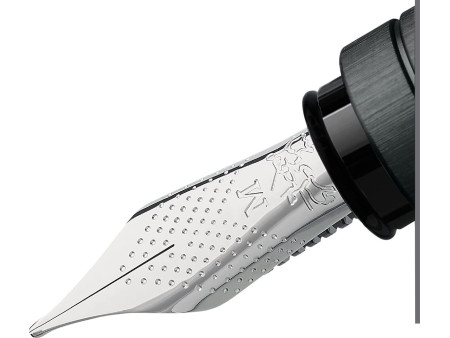 FABER-CASTELL Stylo plume Essentio Aluminium, noir, F