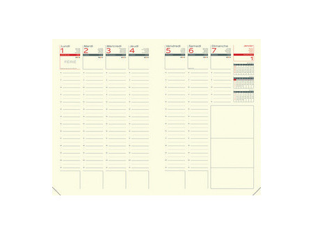 LECAS Agenda semainier 'LEZARD', 160 x 240 mm, 2027, assorti