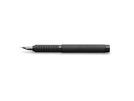 FABER-CASTELL Stylo plume Essentio Aluminium, noir, EF