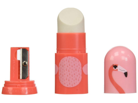 FABER-CASTELL Combi gomme - taille-crayon Faces, présentoir