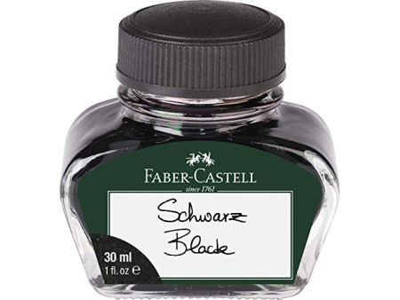FABER-CASTELL Flacon d'encre, contenu: 30 ml, noir