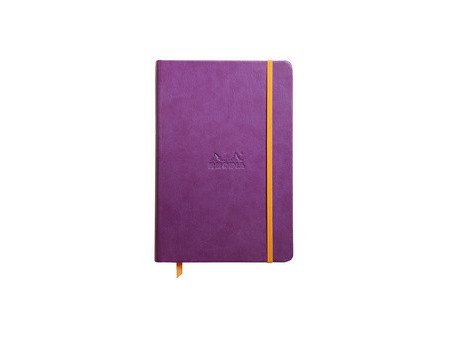 RHODIA Carnet rigide RHODIARAMA, A5, ligné, bleu saphir