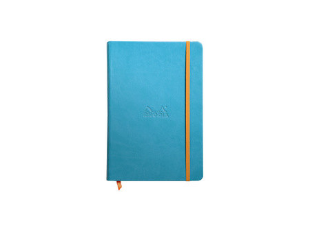 RHODIA Carnet rigide RHODIARAMA, A5, ligné, bleu saphir
