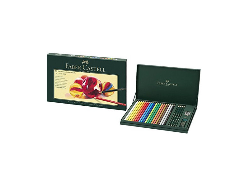 FABER-CASTELL Crayon de couleur POLYCHROMOS, étui cadeau