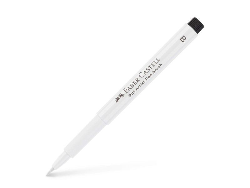 FABER-CASTELL Feutre PITT artist pen, blanc
