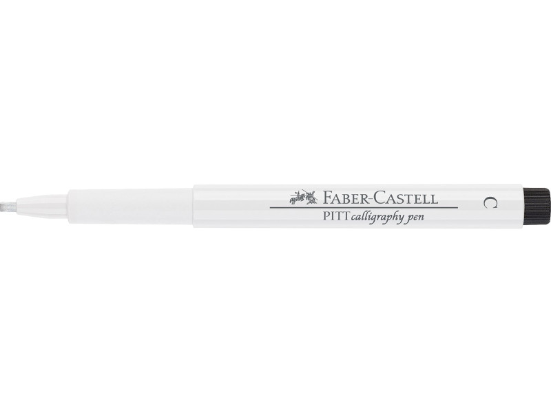 FABER-CASTELL Feutre PITT artist pen, blanc