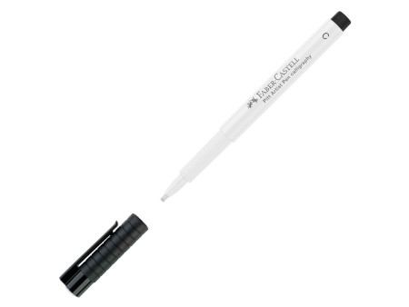 FABER-CASTELL Feutre PITT artist pen, blanc