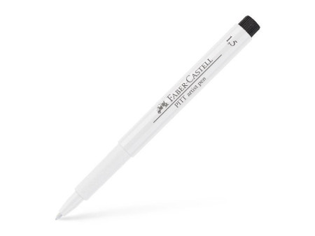 FABER-CASTELL Feutre PITT artist pen, blanc