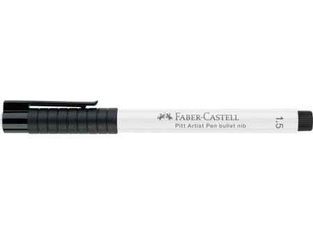 FABER-CASTELL Feutre PITT artist pen, blanc