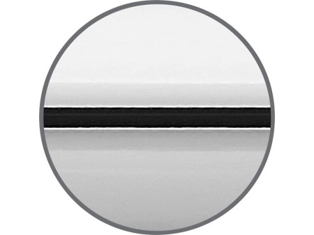 FABER-CASTELL Stylo à bille NEO Slim, acier inox, brillant