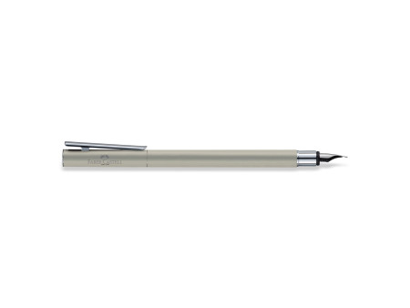 FABER-CASTELL Stylo plume NEO Slim acier inox, mat, EF