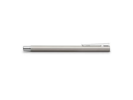 FABER-CASTELL Stylo plume NEO Slim acier inox, mat, EF