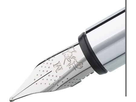 FABER-CASTELL Stylo plume NEO Slim acier inox, mat, B