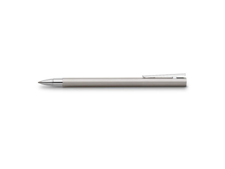 FABER-CASTELL Stylo roller NEO Slim acier inoxydable, mat