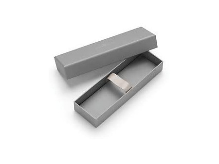 FABER-CASTELL Stylo à bille NEO Slim acier inoxydable, mat