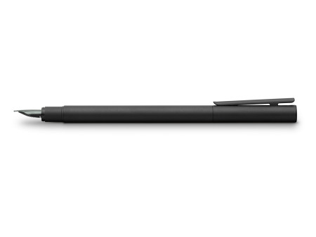 FABER-CASTELL Stylo plume NEO Slim métal, noir, F