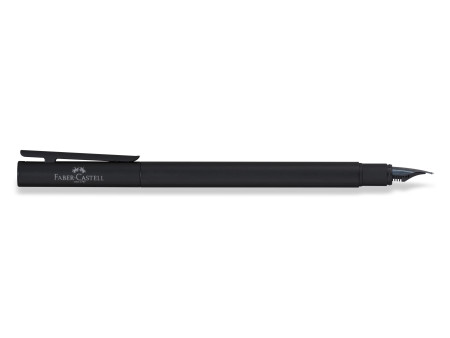 FABER-CASTELL Stylo plume NEO Slim métal, noir, F