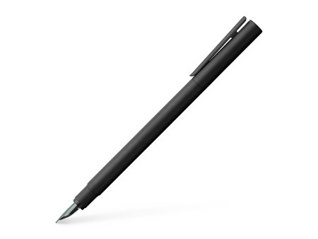 FABER-CASTELL Stylo plume NEO Slim métal, noir, B