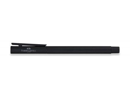 FABER-CASTELL Stylo plume NEO Slim métal, noir, B
